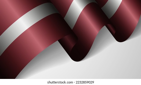 EPS10 Vector Patriotic background with flag of Latvia. An element of impact for the use you want to make of it.