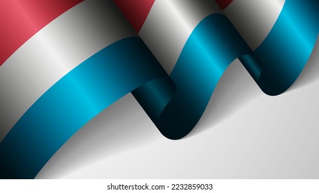 EPS10 Vector Patriótico fondo con bandera de Luxemburgo. Un elemento de impacto para el uso que desea hacer de él.
