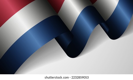 EPS10 Vector Patriotic background with flag of Netherlands. An element of impact for the use you want to make of it.