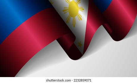 EPS10 Vector Patriotic background with flag of Philippines. An element of impact for the use you want to make of it.