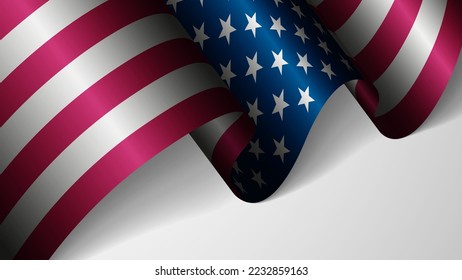 EPS10 Vector Patriotic background with flag of Usa. An element of impact for the use you want to make of it.