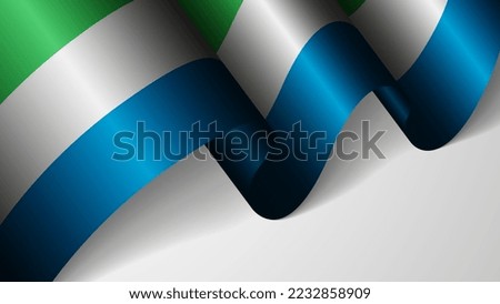 EPS10 Vector Patriotic background with flag of SierraLeone. An element of impact for the use you want to make of it. Stock photo © 