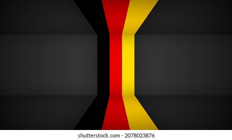 EPS10 Vector Patriotic background with Germany flag colors. An element of impact for the use you want to make of it.