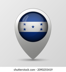 EPS10 Vector Patriotic background with Honduras flag colors. An element of impact for the use you want to make of it.