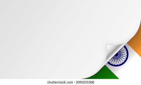Fondo patriótico EPS10 Vector con colores de bandera de la India. Un elemento de impacto para el uso que desea hacer de él.