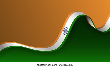 EPS10 Vector Patriotic Background with Indian flag colors. An element of impact for the use you want to make of it.