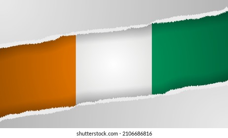 EPS10 Vector fondo patriótico con colores de bandera marfileña. Un elemento de impacto para el uso que desea hacer de él.