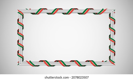 EPS10 Vector Patriotic background with Madagascar flag colors. An element of impact for the use you want to make of it.