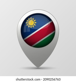 EPS10 Vector Patriotic background with Namibia flag colors. An element of impact for the use you want to make of it.