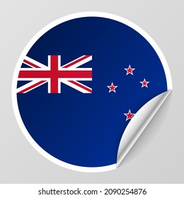 EPS10 Vector Patriotic Background with New Zealand flag colors. An element of impact for the use you want to make of it.