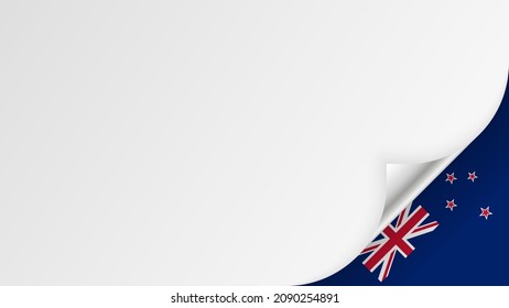 EPS10 Vector Patriotic Background with New Zealand flag colors. An element of impact for the use you want to make of it.