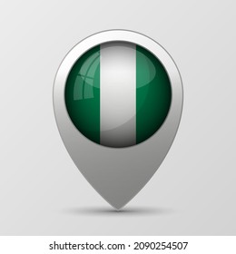 EPS10 Vector Patriotic background with Nigeria flag colors. An element of impact for the use you want to make of it.