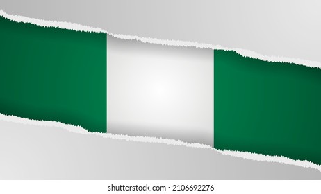 EPS10 Vector Patriotic background with Nigeria flag colors. An element of impact for the use you want to make of it.
