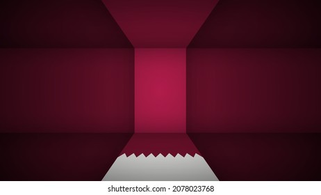 EPS10 Vector fondo patriótico con colores de bandera de Qatar. Un elemento de impacto para el uso que desea hacer de él.