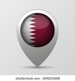 EPS10 Vector Patriotic background with Qatar flag colors. An element of impact for the use you want to make of it.
