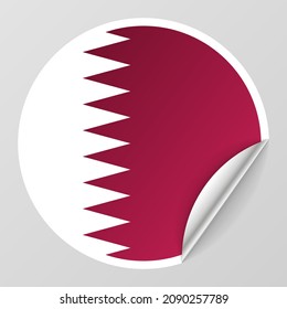 EPS10 Vector Patriotic background with Qatar flag colors. An element of impact for the use you want to make of it.