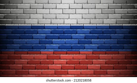 EPS10 Vector Patriotic background with Russia flag colors. An element of impact for the use you want to make of it.