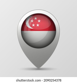 EPS10 Vector Patriotic background with Singapore flag colors. An element of impact for the use you want to make of it.