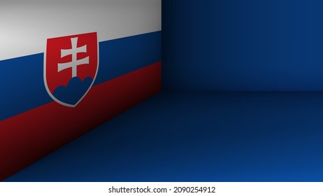 EPS10 Vector Fondo patriótico con colores de bandera de Eslovaquia. Un elemento de impacto para el uso que desea hacer de él.