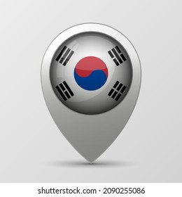 EPS10 Vector Patriotic background with SouthKorea flag colors. An element of impact for the use you want to make of it.
