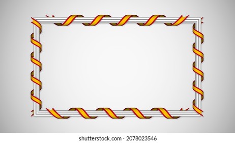 EPS10 Vector Patriotic background with Spain flag colors. An element of impact for the use you want to make of it.