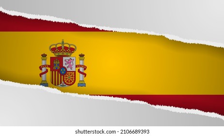 EPS10 Vector Patriotic background with Spain flag colors. An element of impact for the use you want to make of it.