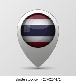 EPS10 Vector Patriotic background with Thailand flag colors. An element of impact for the use you want to make of it.