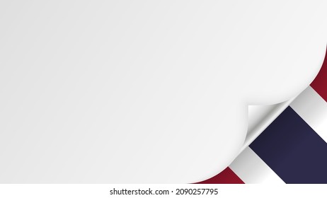 EPS10 Vector Patriotic background with Thailand flag colors. An element of impact for the use you want to make of it.