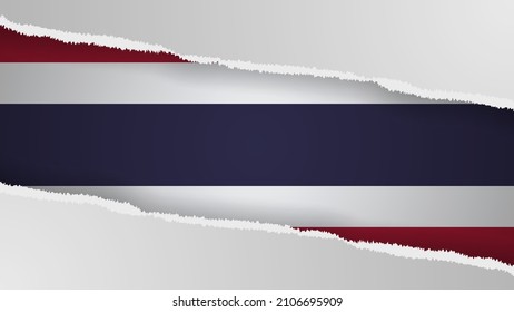 EPS10 Vector Patriotic background with Thailand flag colors. An element of impact for the use you want to make of it.