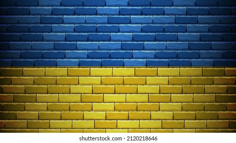 EPS10 Vector Patriotic background with Ukraine flag colors. An element of impact for the use you want to make of it.