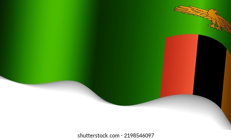 EPS10 Vector Patriotic heart with flag of Zambia. An element of impact for the use you want to make of it.