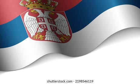 EPS10 Vector Patriotic heart with flag of Serbia. An element of impact for the use you want to make of it.
