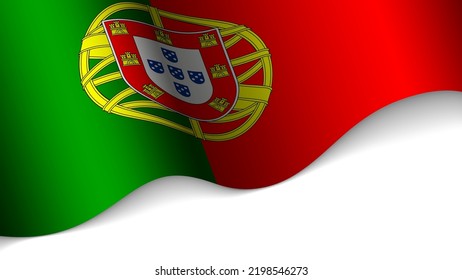 EPS10 Vector Corazón patriótico con bandera de Portugal. Un elemento de impacto para el uso que desea hacer de él.