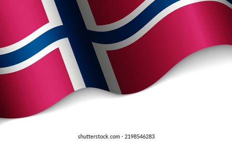 EPS10 Vector Corazón patriótico con bandera de Noruega. Un elemento de impacto para el uso que desea hacer de él.