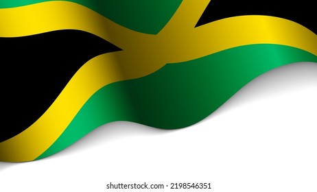 EPS10 Vector Patriotic heart with flag of Jamaica. An element of impact for the use you want to make of it.