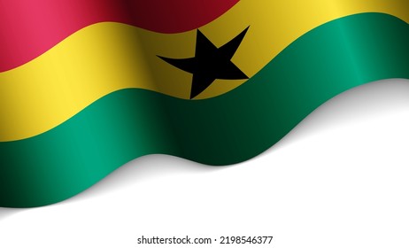 EPS10 Vector Patriotic heart with flag of Ghana. An element of impact for the use you want to make of it.