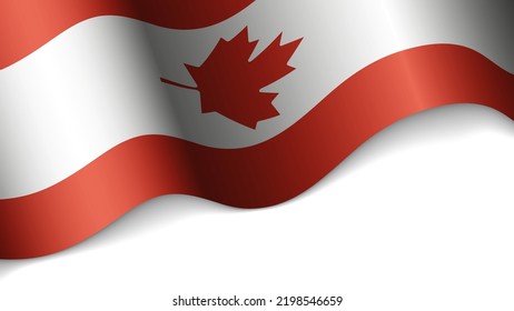 EPS10 Vector corazón patriótico con bandera de Canadá. Un elemento de impacto para el uso que desea hacer de él.