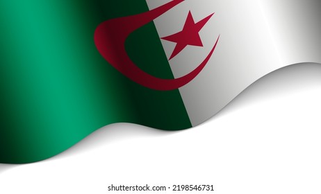 EPS10 Vector Patriotic heart with flag of Algeria. An element of impact for the use you want to make of it.