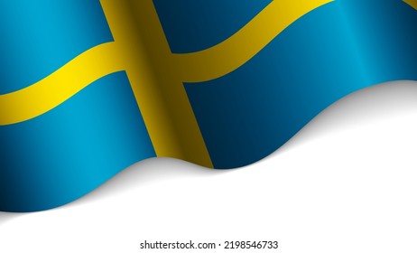EPS10 Vector Patriotic heart with flag of Sweden. An element of impact for the use you want to make of it.