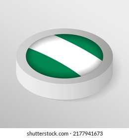 EPS10 Vector Patriotic shield with flag of Nigeria. An element of impact for the use you want to make of it.