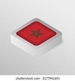 EPS10 Vector Patriotic shield with flag of Morocco. An element of impact for the use you want to make of it.