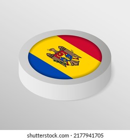 EPS10 Vector Patriotic shield with flag of Moldova. An element of impact for the use you want to make of it.