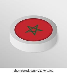 EPS10 Vector Patriotic shield with flag of Morocco. An element of impact for the use you want to make of it.