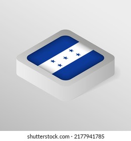 EPS10 Vector escudo patriótico con bandera de Honduras. Un elemento de impacto para el uso que desea hacer de él.