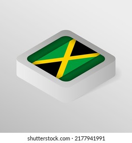 EPS10 Vector Patriotic shield with flag of Jamaica. An element of impact for the use you want to make of it.
