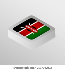 EPS10 Vector Patriotic shield with flag of Kenya. An element of impact for the use you want to make of it.