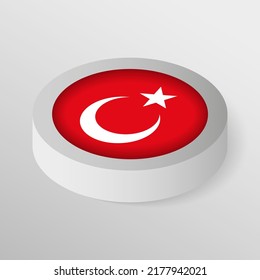 EPS10 Vector Patriotic shield with flag of Turkey. An element of impact for the use you want to make of it.