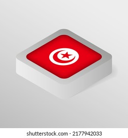 EPS10 Vector Patriotic shield with flag of Tunisia. An element of impact for the use you want to make of it.