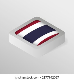 EPS10 Vector Patriotic shield with flag of Thailand. An element of impact for the use you want to make of it.