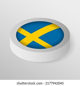 EPS10 Vector Patriotic shield with flag of Sweden. An element of impact for the use you want to make of it.